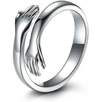  Silver Rounded Hand Rings